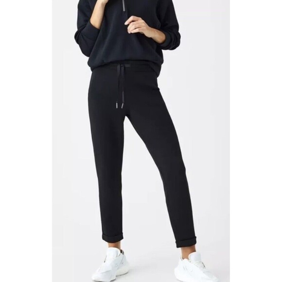 Spanx Pants - SPANX Black Track Pants